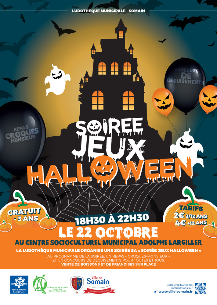 Halloween à la ludothèque de Somain