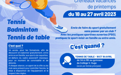 Pratiques Sportives Ouvertes – 18 au 27 avril 2023